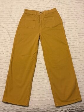 Madewell Women’s High Rise Mustard Yellow Pants